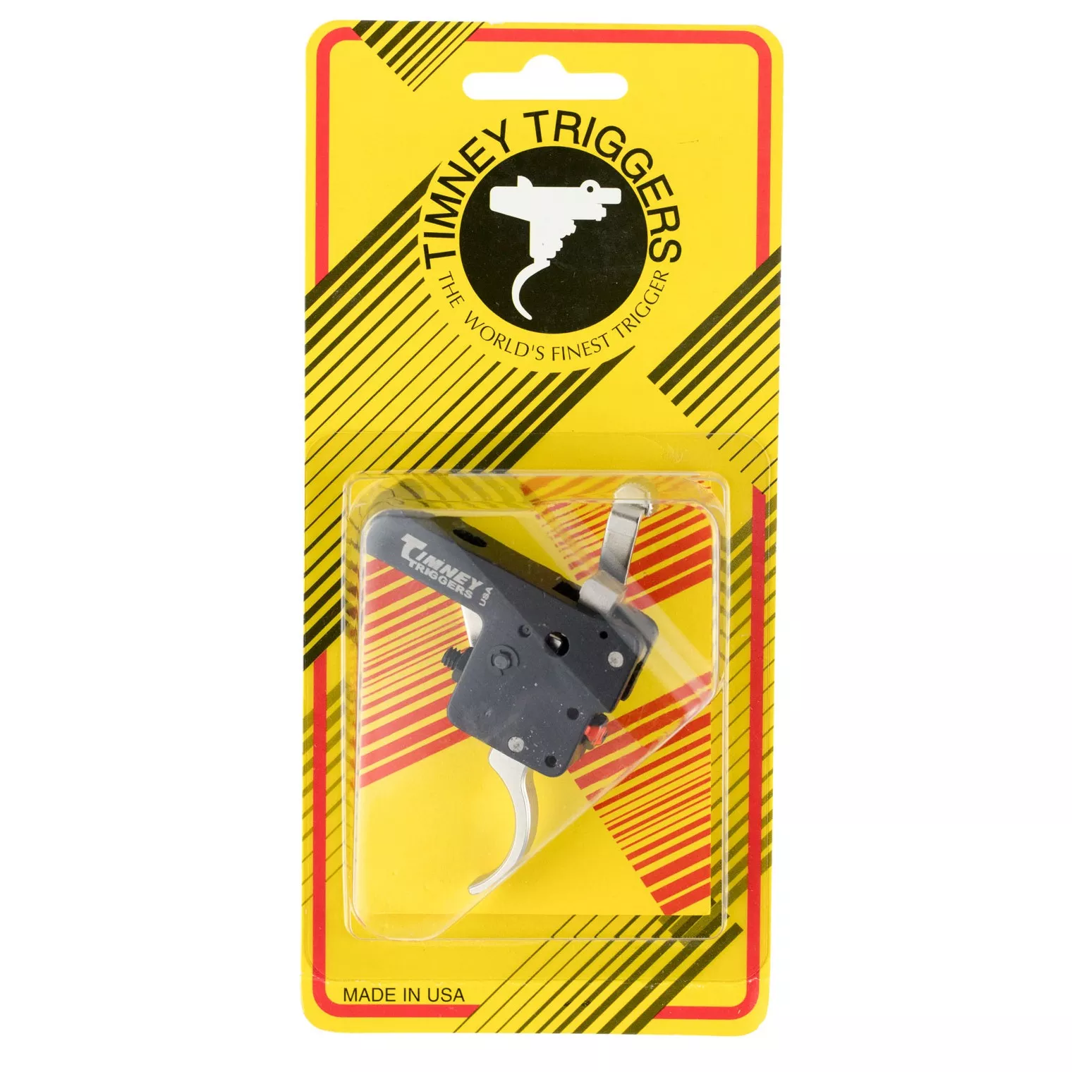 Timney Triggers 60916 Featherweight Deluxe Curved Trigger with 3 lbs Draw Weight & Black/Nickel Finish for Howa 1500