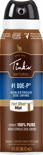 Tinks Estrus Hot Shot Mist Deer Lure 3 oz