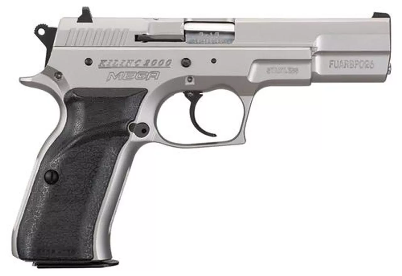 TR Imports Mega SS 9mm, 4.5″, 17rd, Stainless Steel