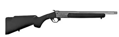Traditions Outfitter G3 Youth Bolt Action Rifle 300 Blackout 16.5" Stainless Cerakote Fluted Threaded Barrel Black Synthetic Stock