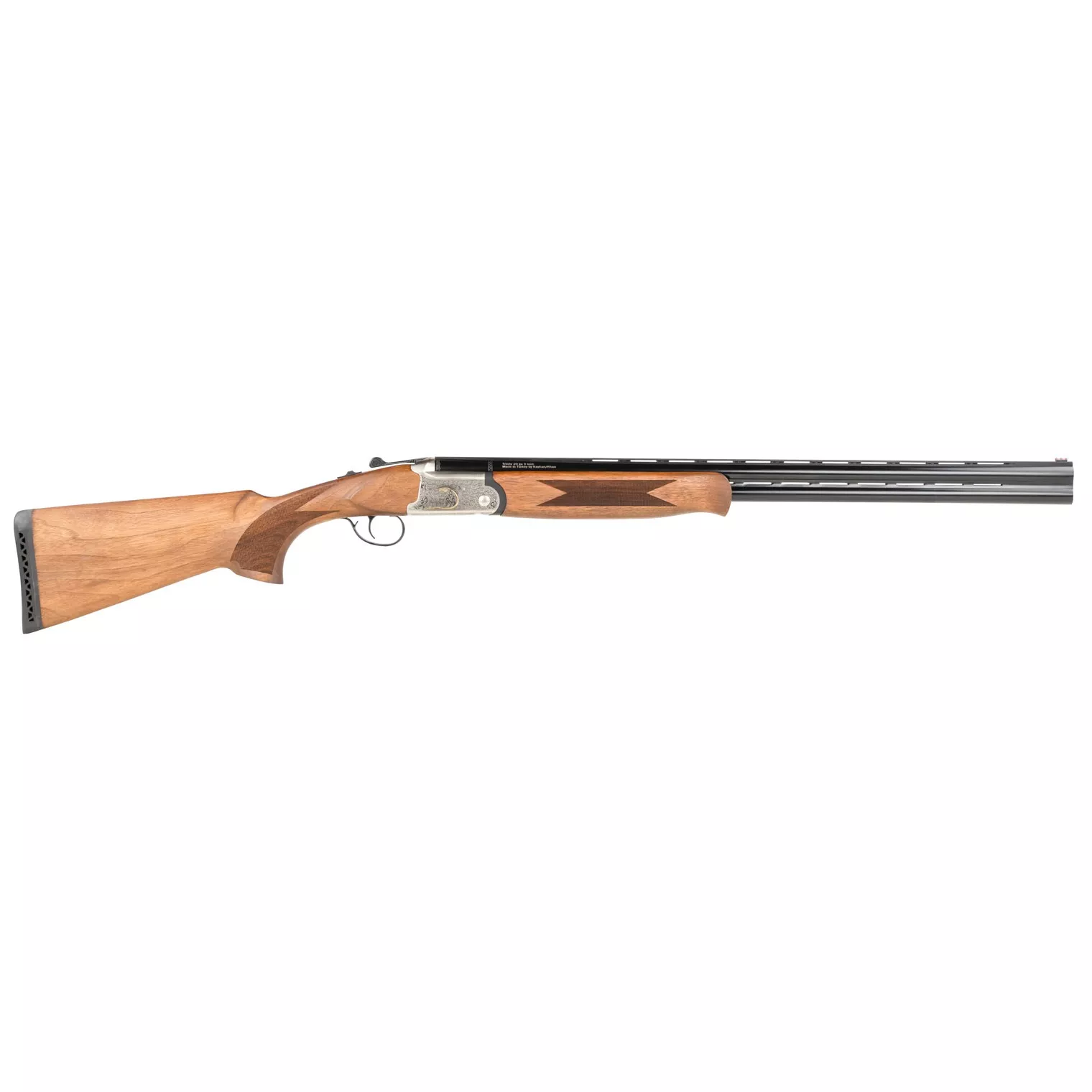TriStar 33110 Trinity O/U 20 Gauge 26” 2rd 3” Silver Engraved with 24K Gold Inlay Rec Turkish Walnut Stock Right Hand (Full Size) Includes 5 MobilChoke