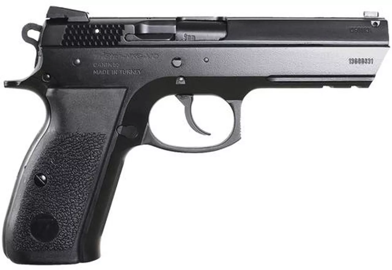 TriStar T-120 Pistol 9mm 4.7″ Barrel, Black Poly Grip Blued, 17rd