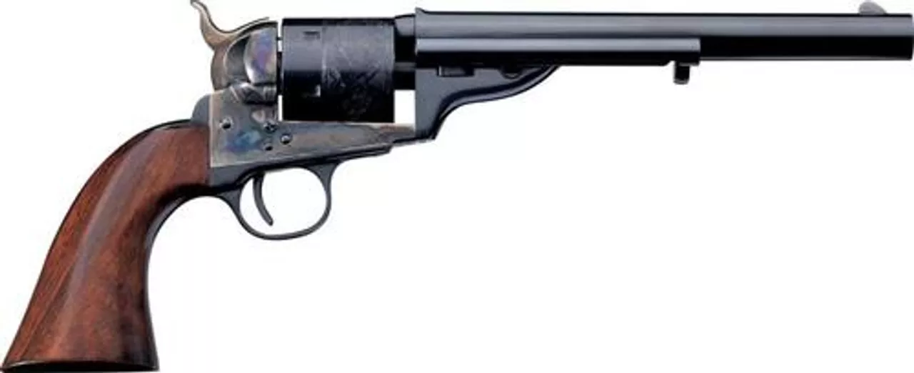 Uberti 1871 Open Top Early Model Navy Revolver, .38 Special, 4.75″, Walnut/Blued