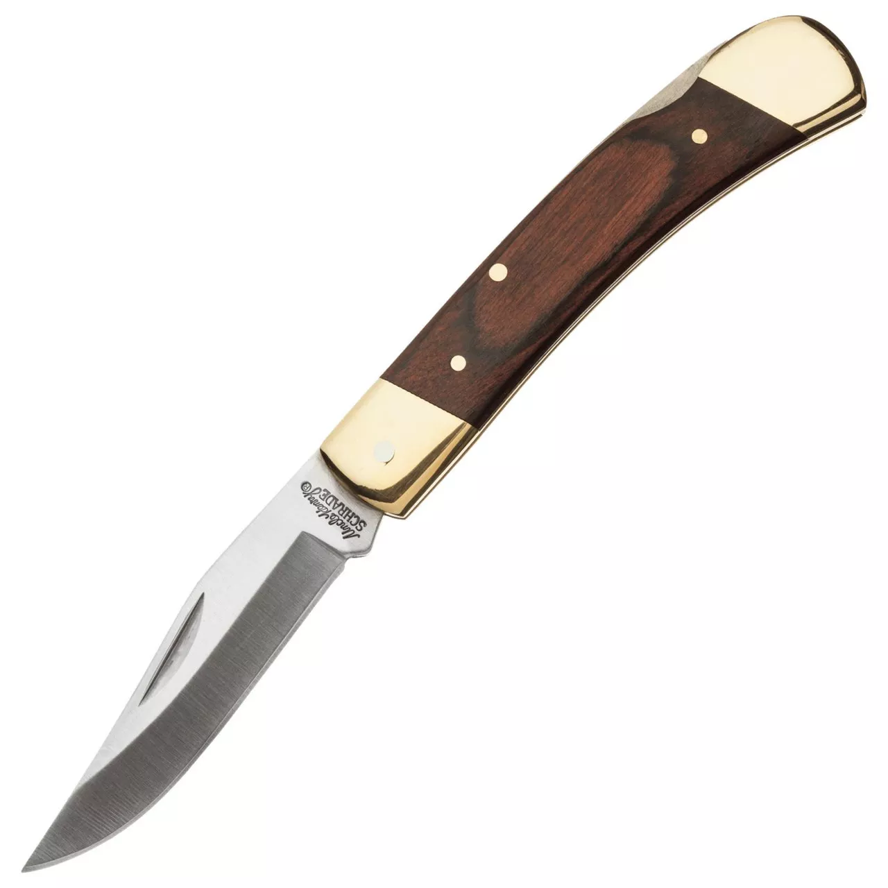 Uncle Henry Smokey Lockback Pocket Knife with Leather Sheath 2.9″ Folding