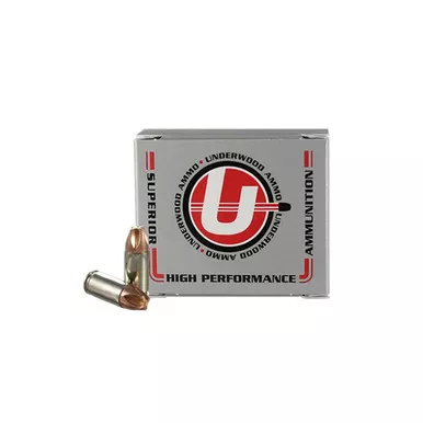 Underwood Ammo Xtreme Defender 9mm Luger Ammo 68 Grain Monolithic Solid Box of 20