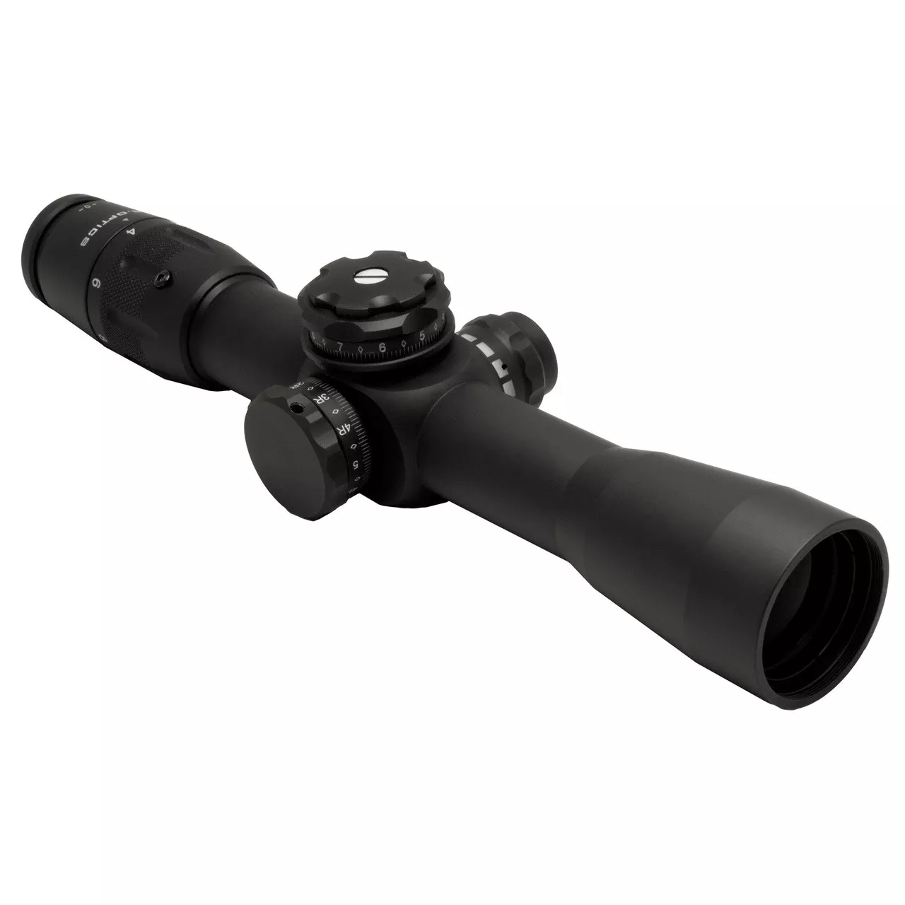 US Optics B-10 Scope 1.8-10x42mm, 34mm, Digital Red FFP GAP Reticle, 100 Click Elevation Knob