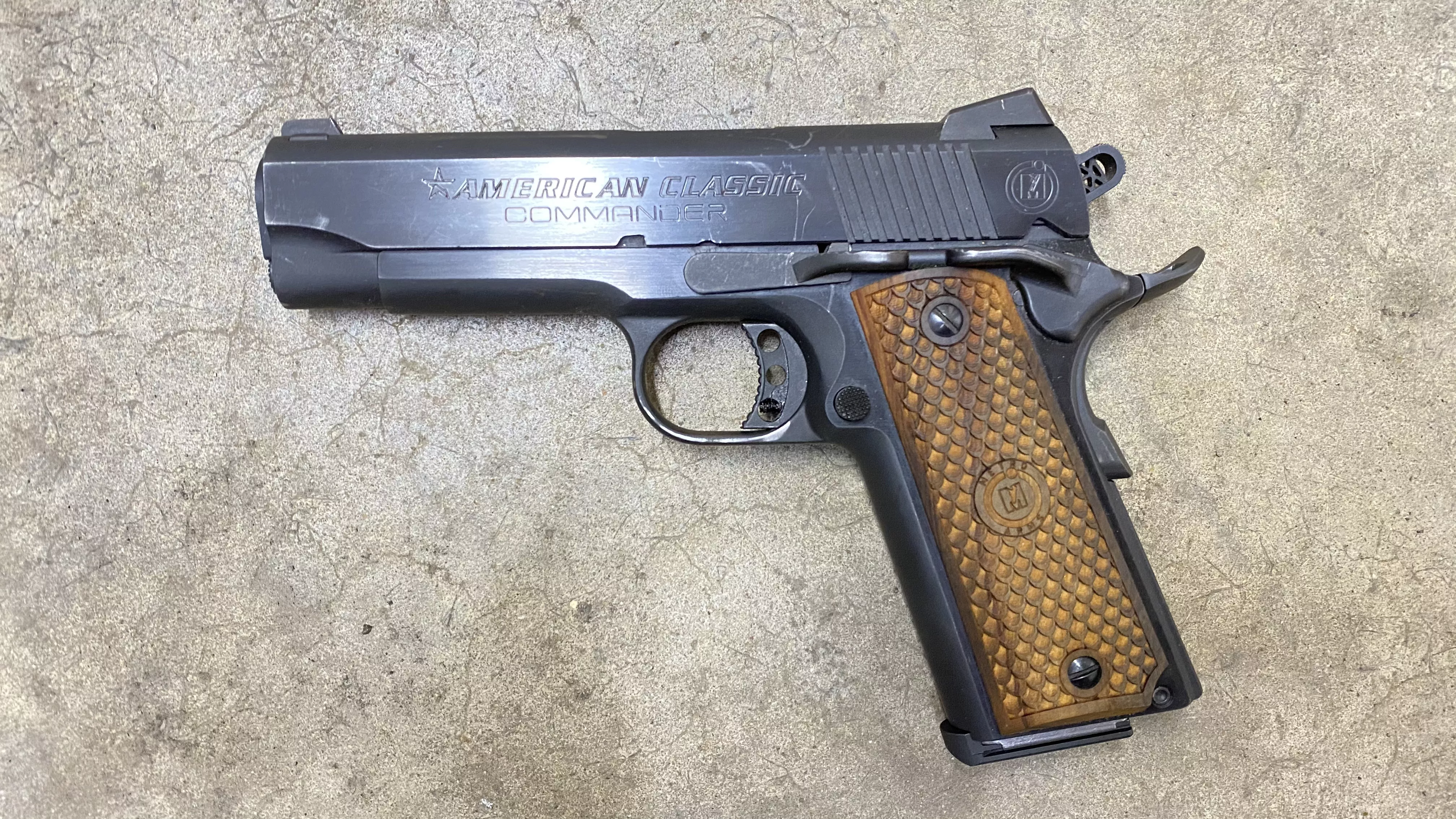 Used Metro American Classic 1911 45 Auto Commander Blued