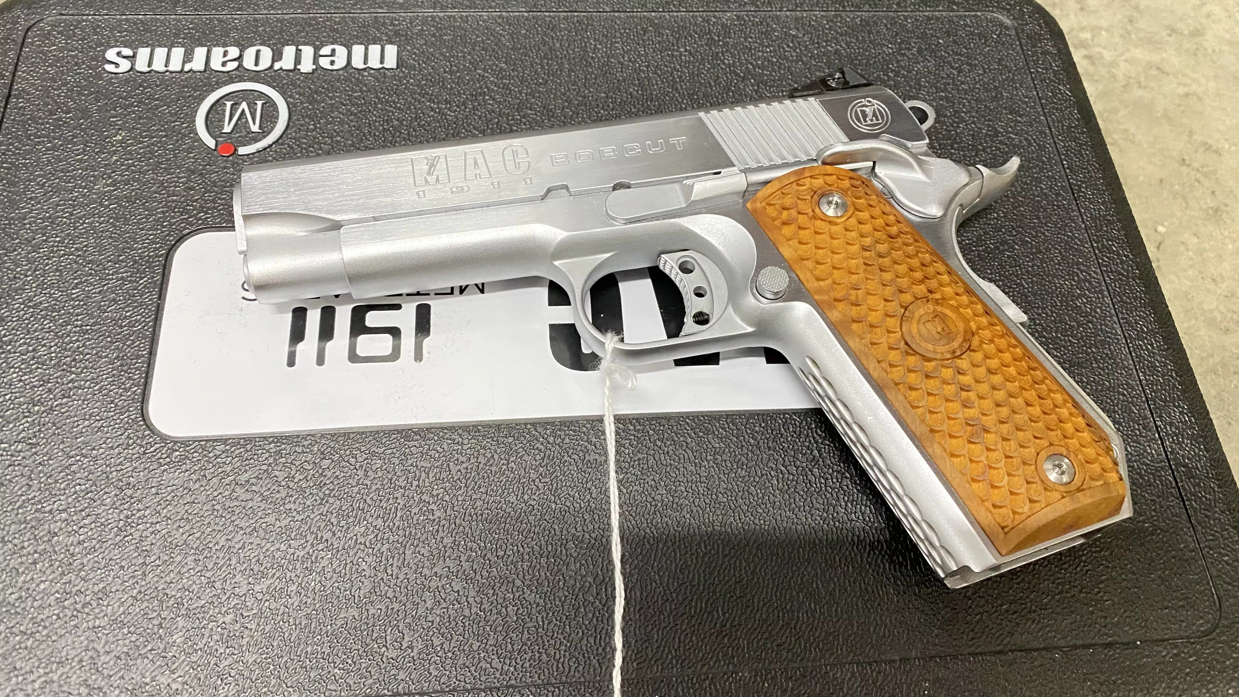 Used Metro American Classic Bobcut 1911 Stainless 45 Auto