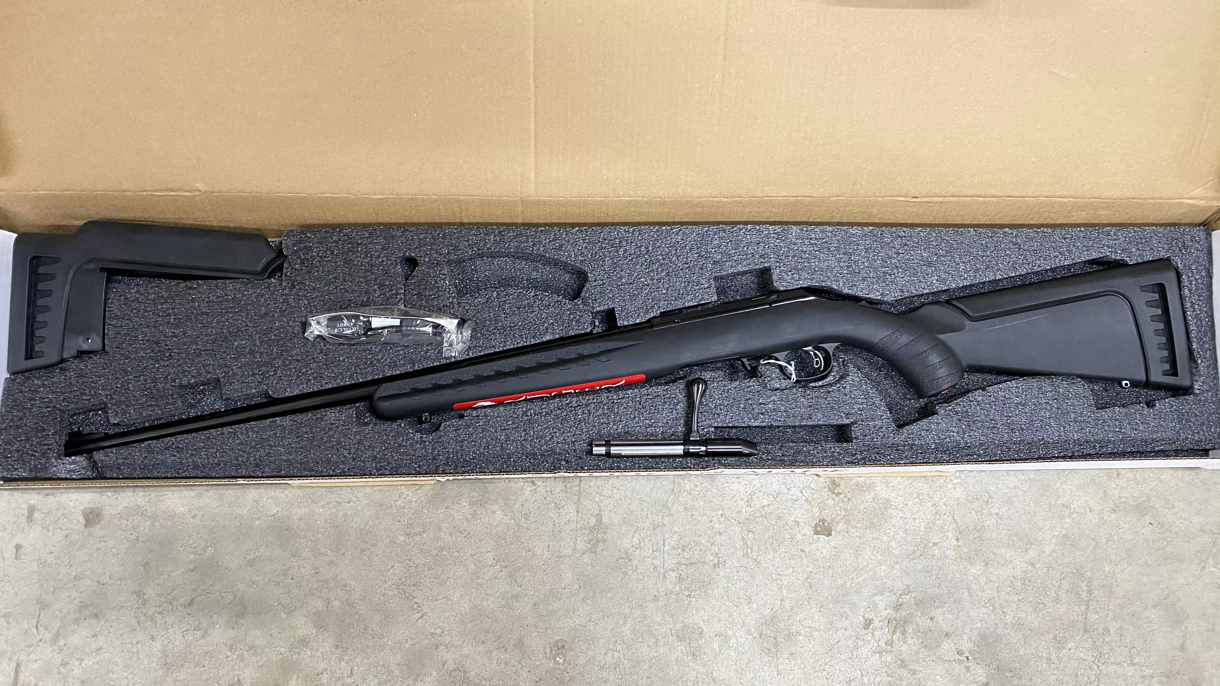Used Ruger American Rifle 17 HMR Black Synthetic One Mag