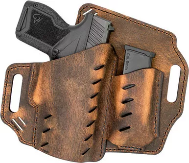 Versacarry Guardian OWB Holster Right Hand 1911 Style 4.25" Leather Brown
