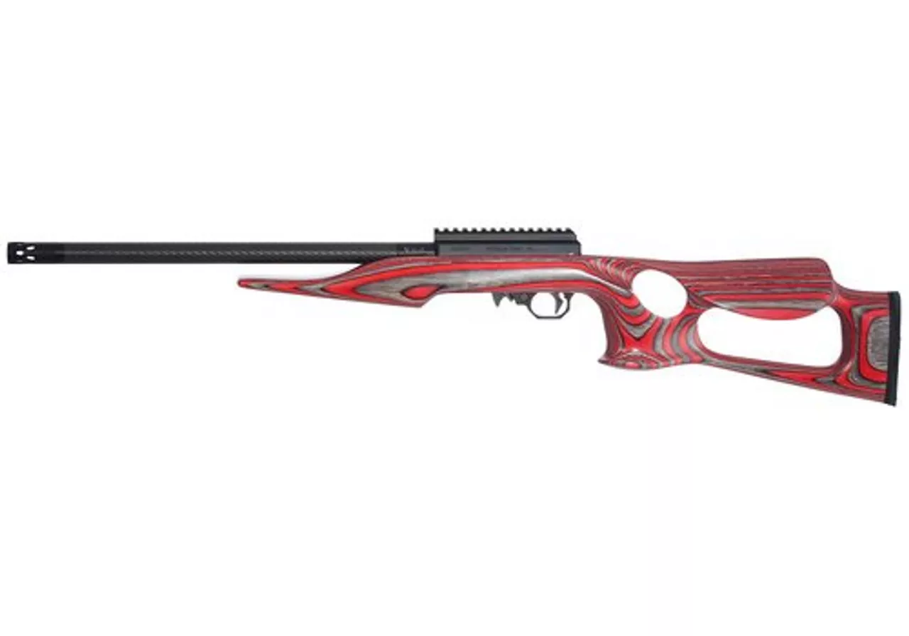 Volquartsen Ultralite, 22 LR with Red Lightweight Thumbhole Stock