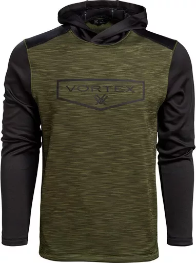 Vortex Optics Shield Logo Performance Hoodies - Green - XXX-Large