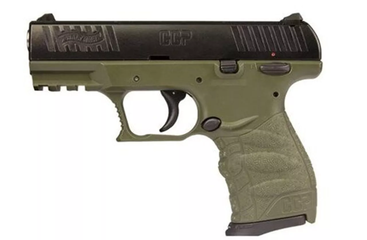 Walther Ccp 9mm Forest Green 3.54 8+1