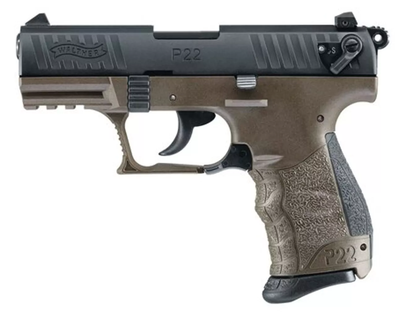 Walther P22 Military Pistol, 3.42″, OD Green