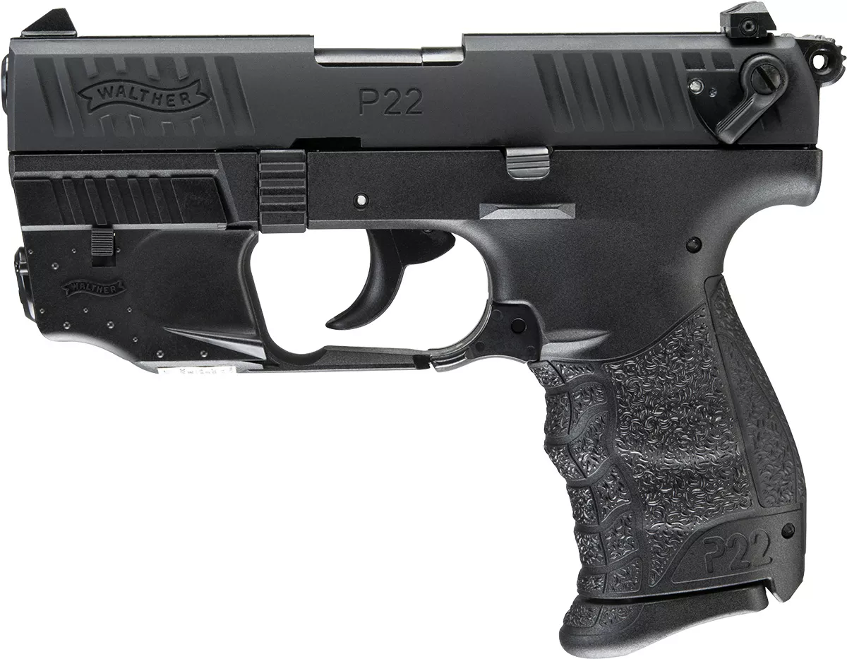 Walther P22Q 22LR Pistol with Laser