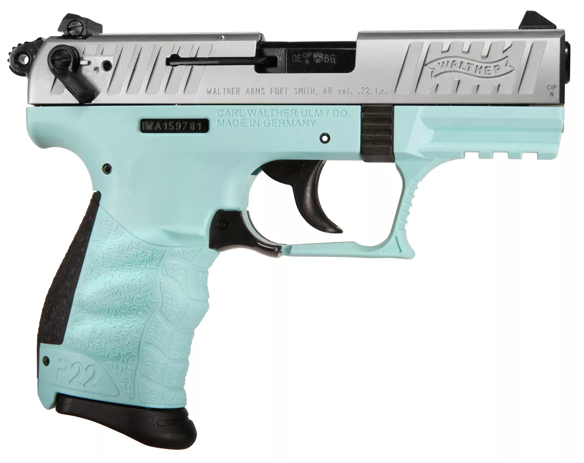 Walther P22Q Angel Blue 22LR Pistol
