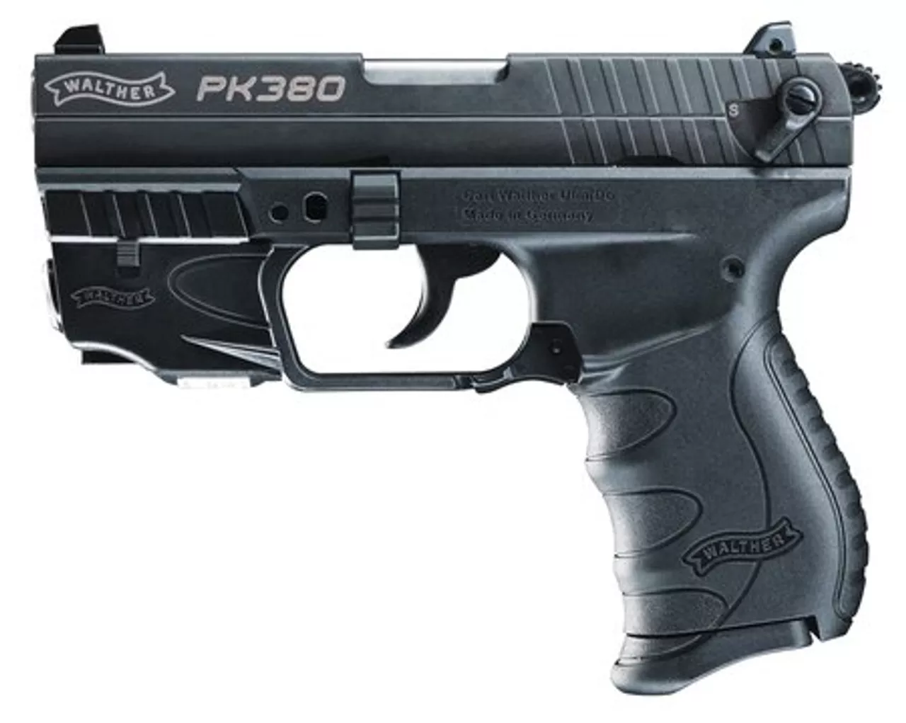 Walther PK380 .380 ACP, Laser 3.7″ Barrel 8 Round, 1 Mag, Used