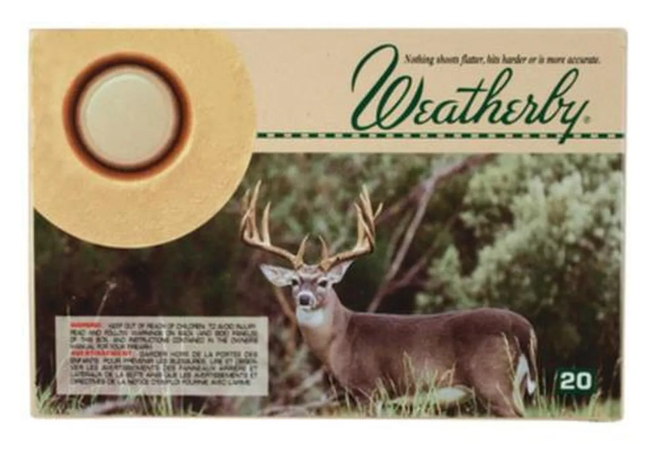 Weatherby .257 Weatherby Magnum 100gr, Norma Spitzer, 20rd Box
