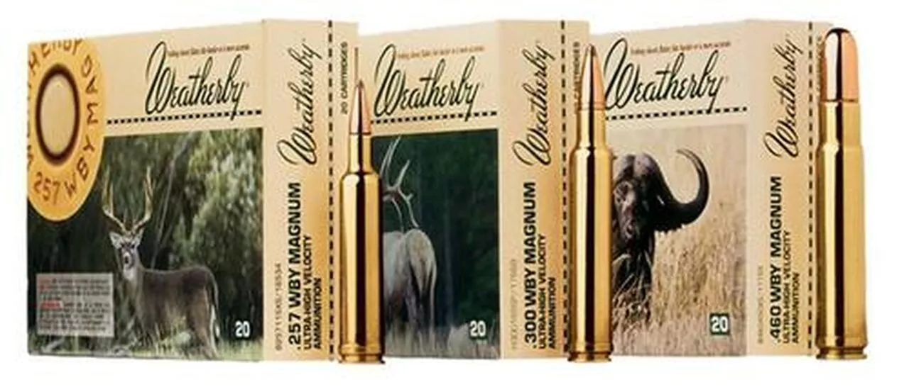 Weatherby 375 Weatherby Magnum Nosler Partition 300gr, 20Rds