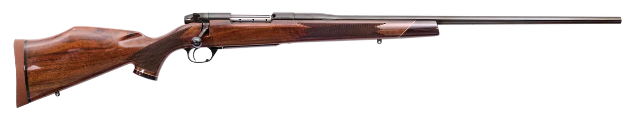 Weatherby Mark V Deluxe 338-378 Weatherby Mag, 26″ Barrel, Blued, Gloss Walnut Monte Carlo Stock, 2rd