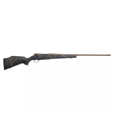 Weatherby Mark V Weathermark Limited Bolt Action Rifle 6.5-300 Wby Mag 26" Fluted Barrel Burnt Bronze and Graphite Black Cerakote Stock