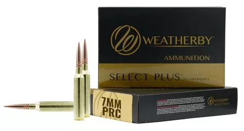 Weatherby Select Plus Rifle Ammunition 7mm PRC 175gr Elite Hunter 2925 fps 20/ct