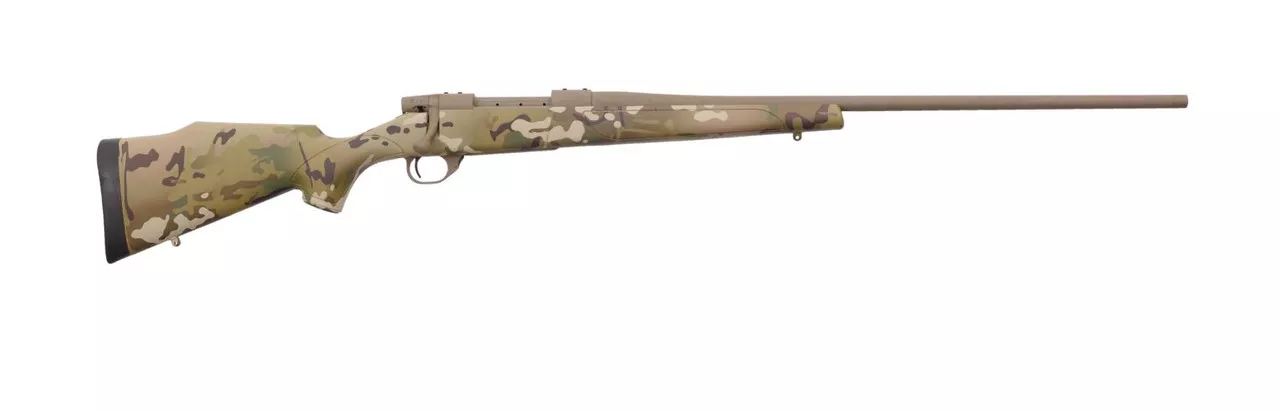 Weatherby Vanguard 25-06 Remington, 24″ MultiCam Flat Dark Earth Cerakote, 5rd