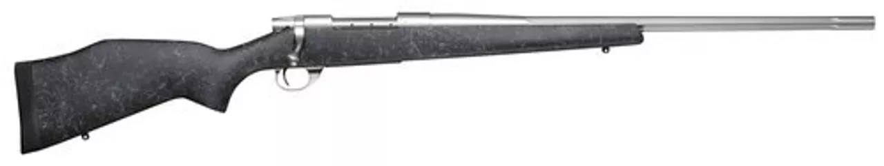 Weatherby Vanguard Accuguard 300 Weatherby Magnum, 26″ Barrel,, , Stainless, Black/Grey, 3 rd