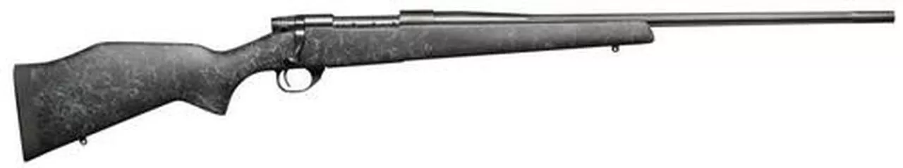 Weatherby Vanguard Wilderness Bolt 6.5-300 Weatherby Magnum 26″ Barrel, Synthetic Black, Gray Web Stock Blued, 3rd