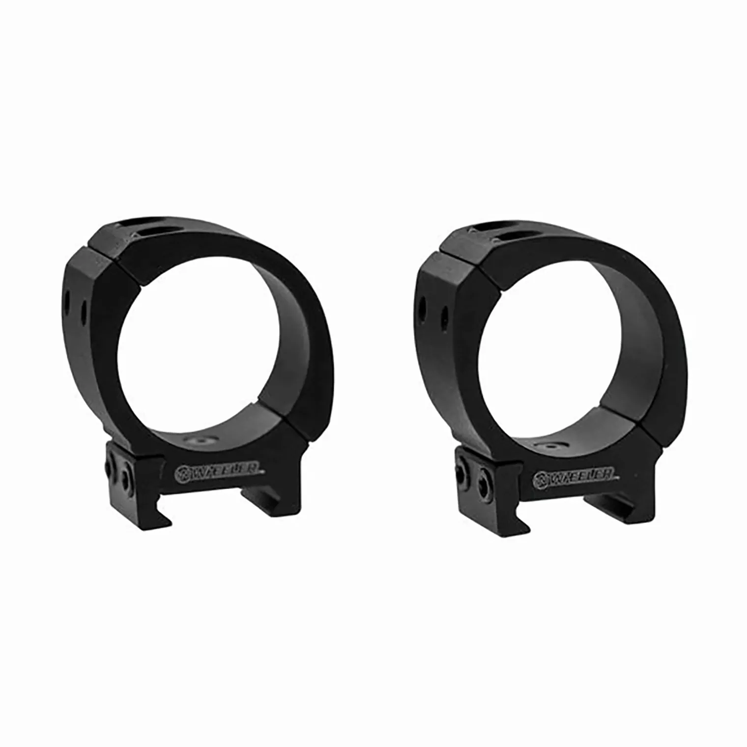 Wheeler 1133751 Sporter Scope Rings Black 30mm Medium