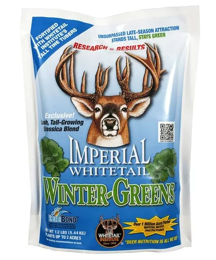Whitetail Institute Imperal Winter-Greens Food Plot Seed 3lb Bag #WG4