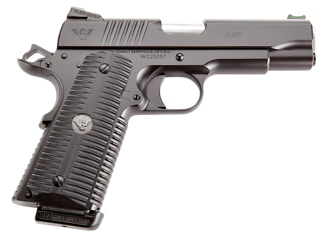 Wilson Combat 1911 EDC X9L, 9mm, 5″,, , Black Armor-Tuff, Black G10, Rail, 15 rd