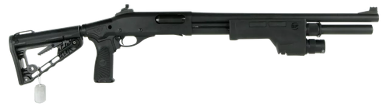 Wilson Combat CQB Pump 12 Ga, 18.5″ Barrel, 3″, Super-Stoc Carbine Collapsible, Black Parkerized Armor-Tuff, 6rd