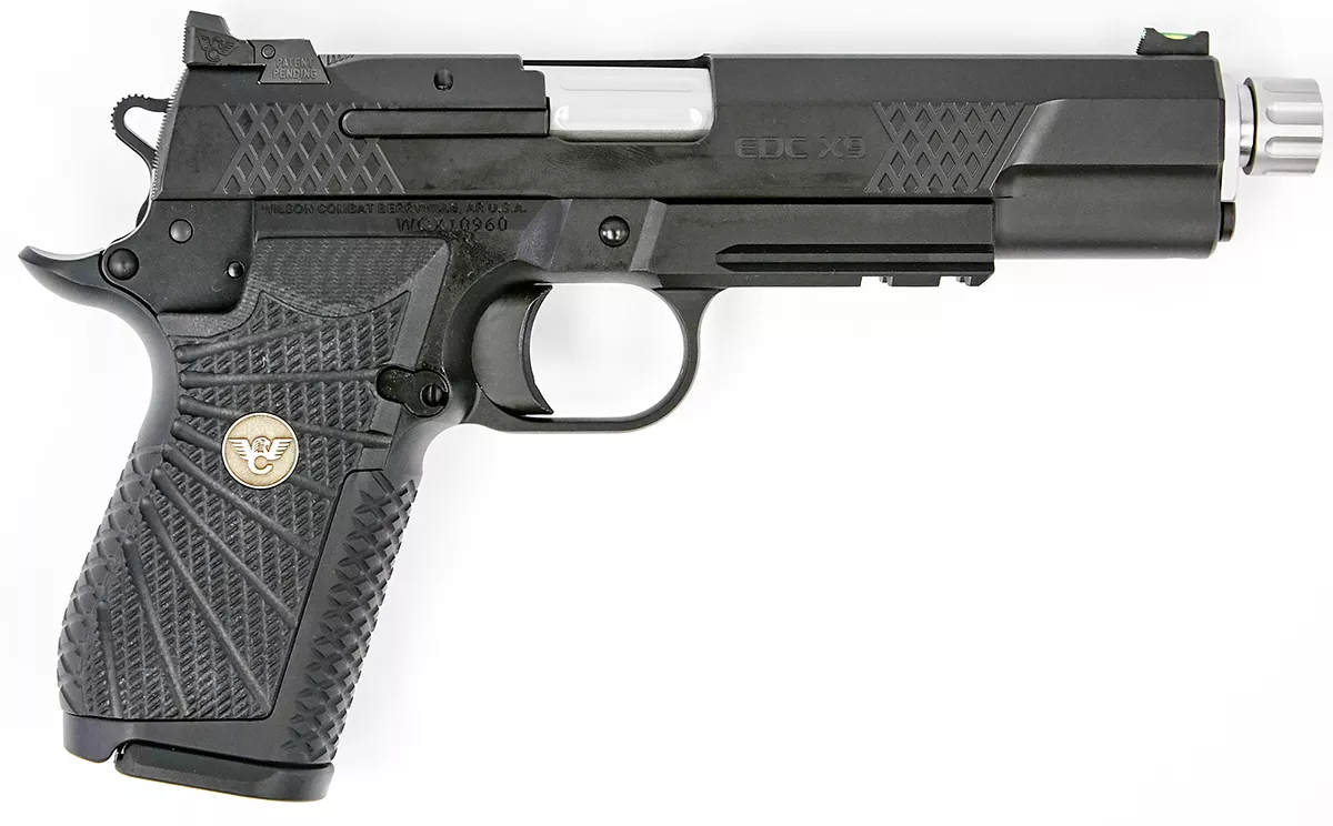 Wilson Combat EDC X9L 9mm Pistol with Rail, 5″ Threaded Barrel