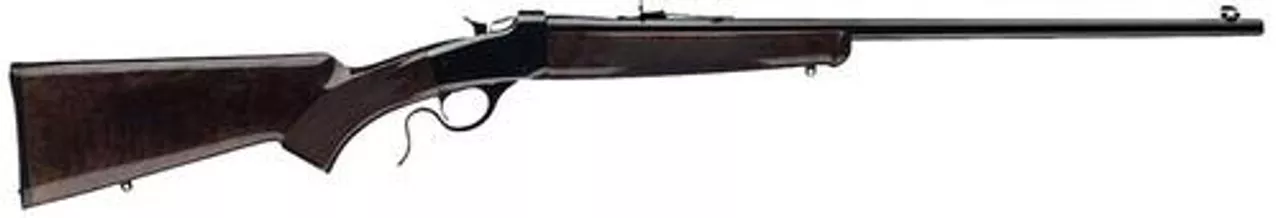 Winchester 1885 Low Wall Hunter, 17 HMR 24″ Barrel, Walnut Stock