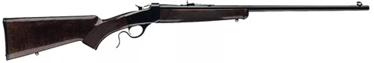 Winchester 1885 Low Wall Hunter, 17 Win Super Mag 24″ Barrel, Walnut Stock