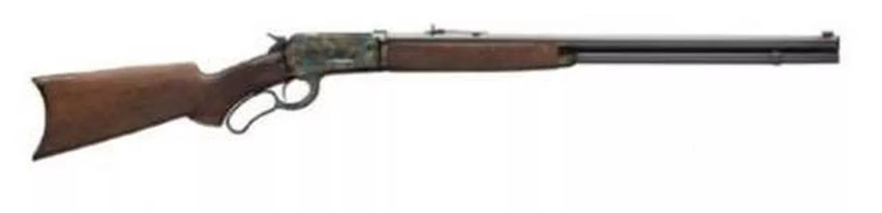 Winchester 1886 Deluxe Rifle 45-70 24″ Barrel Case Hardened Finish, Grade 3/4 Walnut Stock