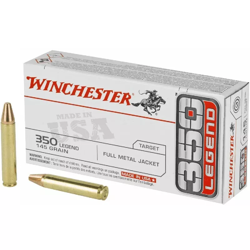 Winchester 350 Legend 145 gr FMJ 2350 fps Rifle Ammo