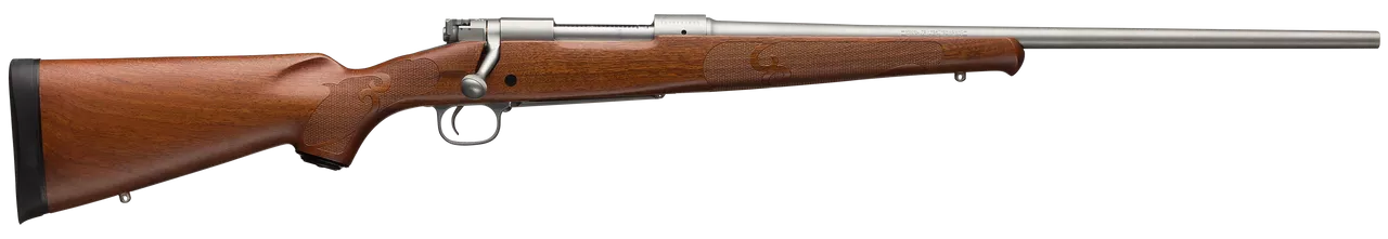 Winchester 70 Featherweight 300 Winchester Short Magnum, 24″ Barrel, Grade I Walnut Stock, Stainless Steel, 3rd