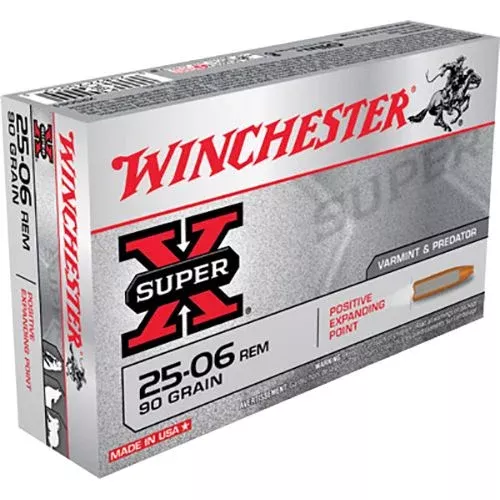 Winchester Ammo Super X 25-06 Rem 90 gr Positive Expanding Point – X25061