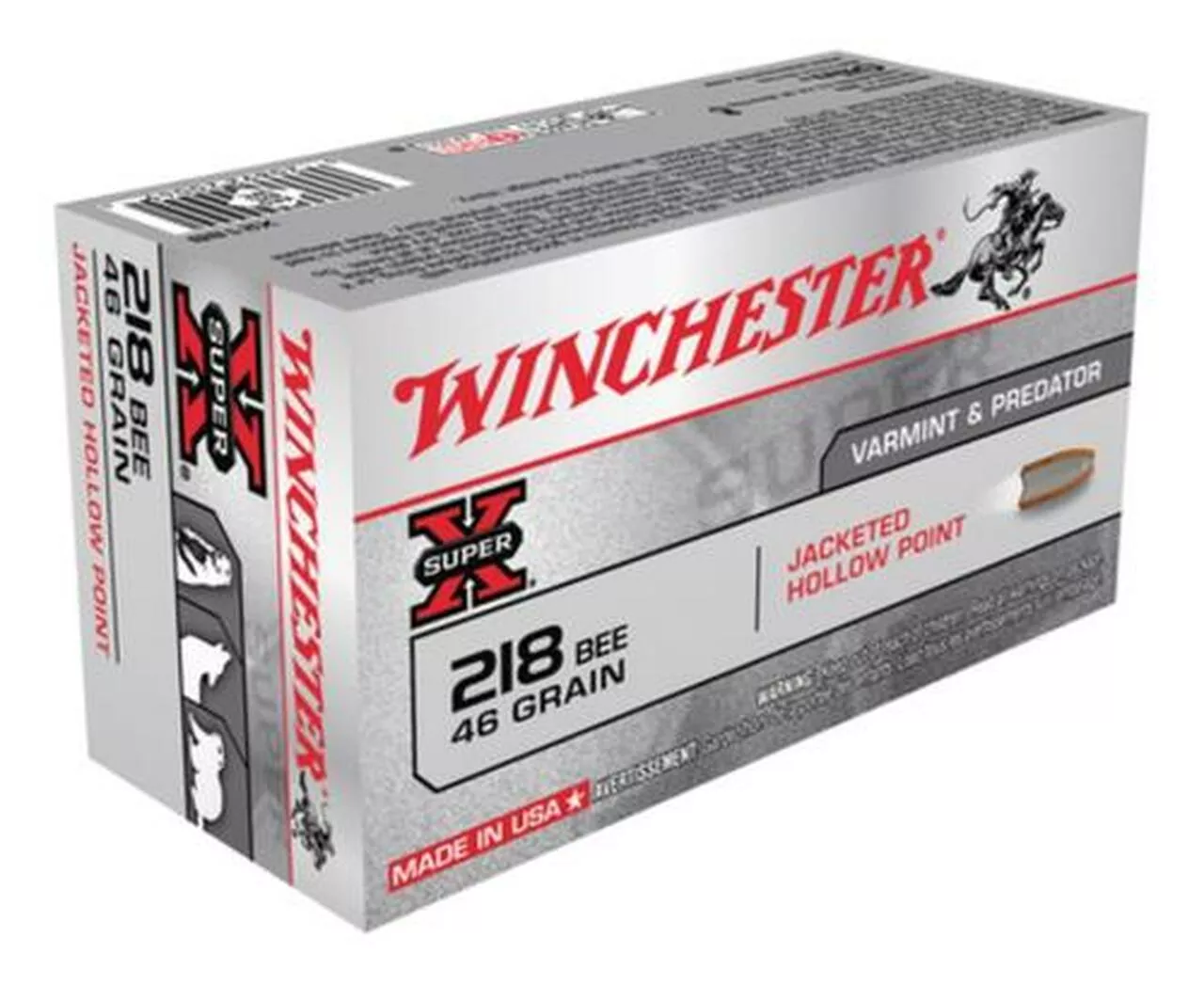 Winchester Super X 218 Winchester Bee Hollow Point 46gr, 50Box/10Case