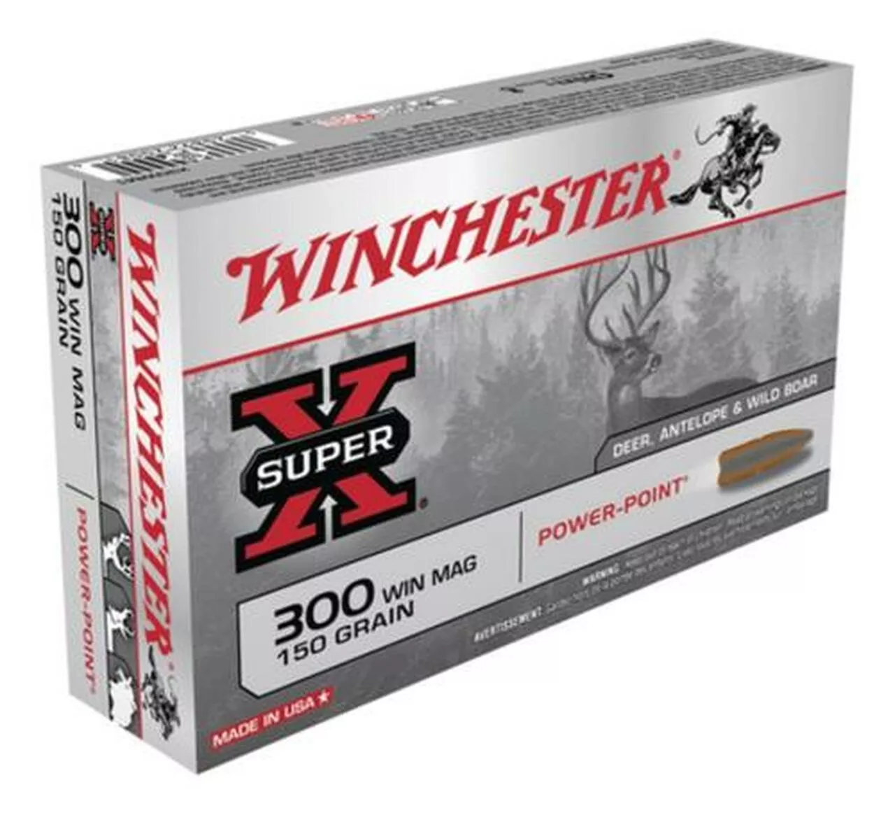 Winchester Super X 300 Win Mag Power-Point 150gr, 20Box/10Case