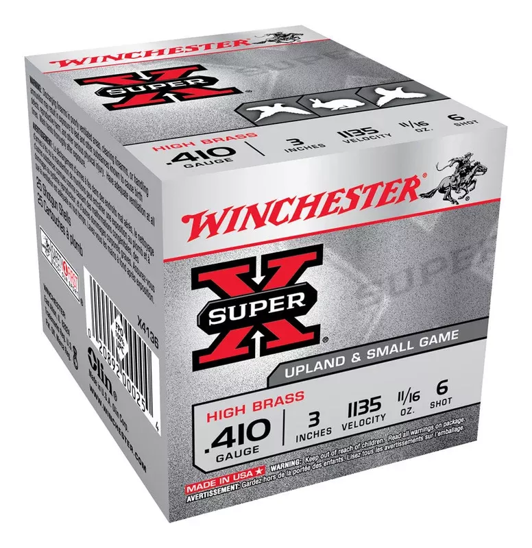 Winchester Super-X 410 Bore Ammunition 3″ 11/16oz #7-1/2 Shot (25pk) (X4137)