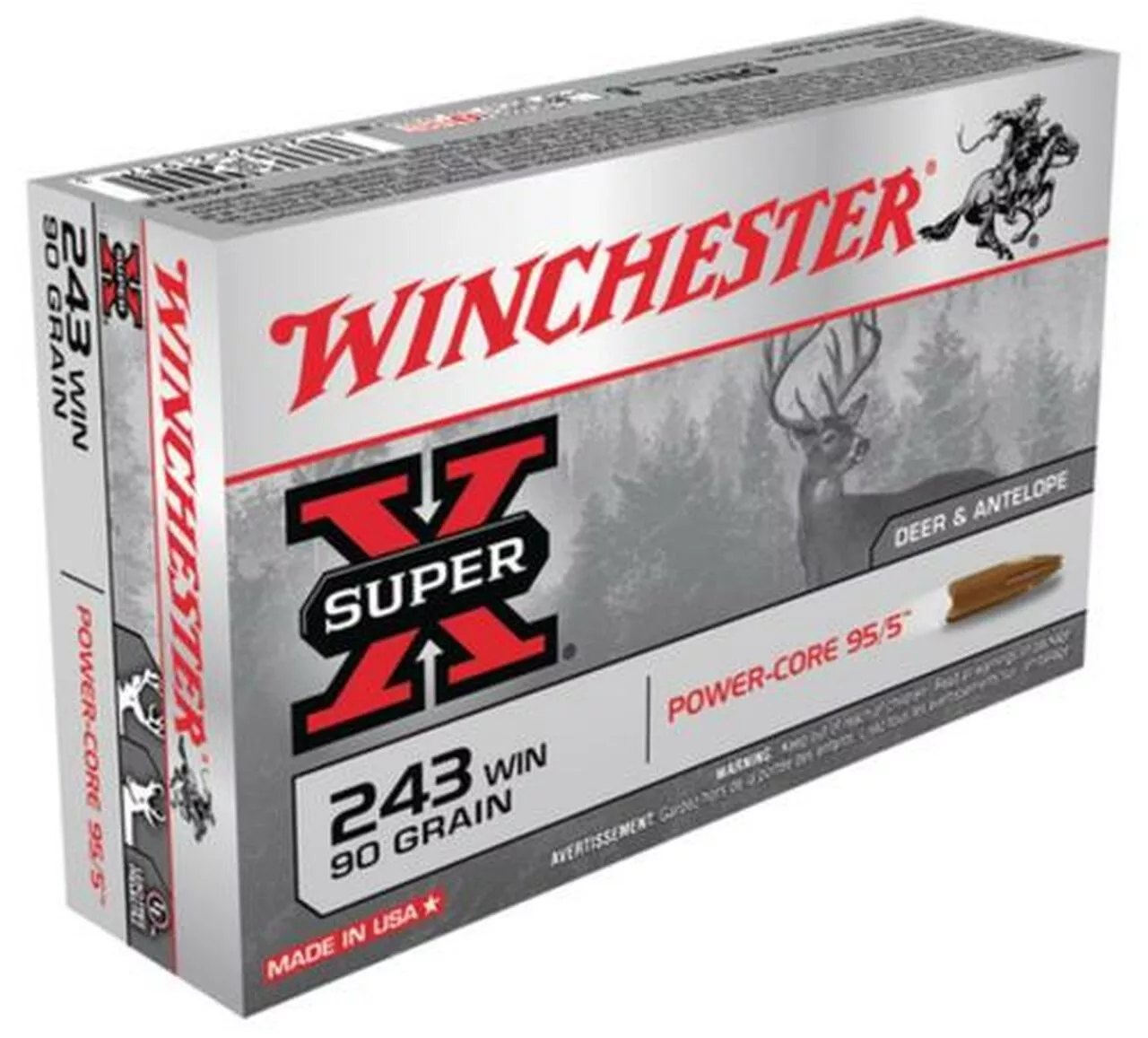 Winchester Super-X Power Core .243 Winchester 90gr Power Core 95-5