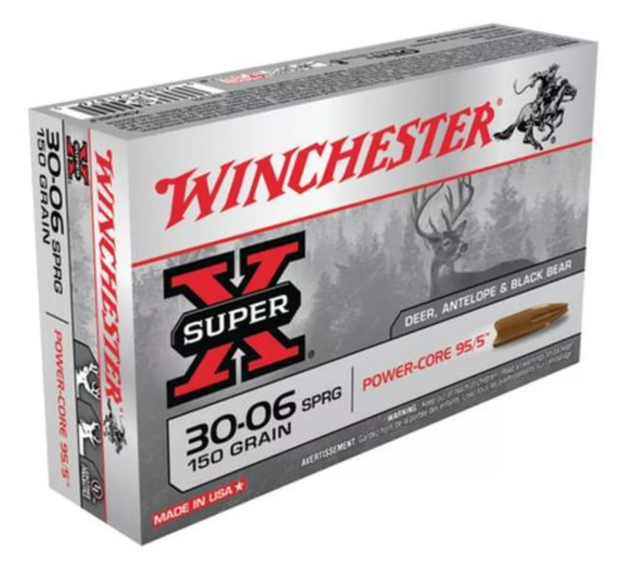 Winchester Super-X Power Core .30-06 Springfield 150gr, Power Core 95-5 20rd Box