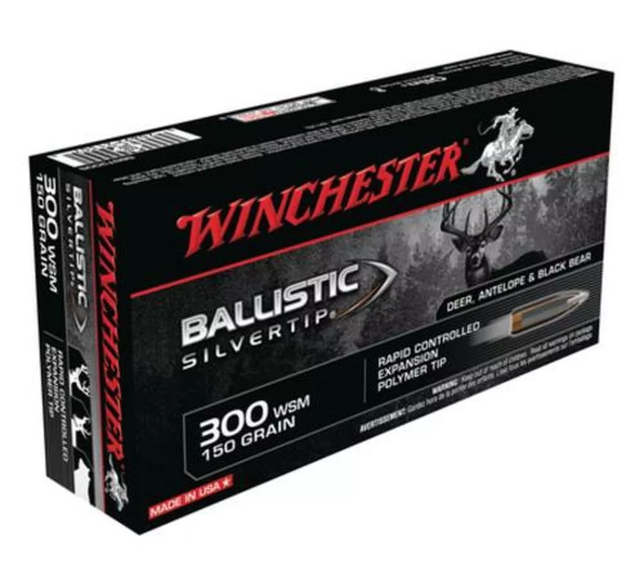 Winchester Supreme 300 Short Mag Ballistic Silvertip 150gr, 20rd Box