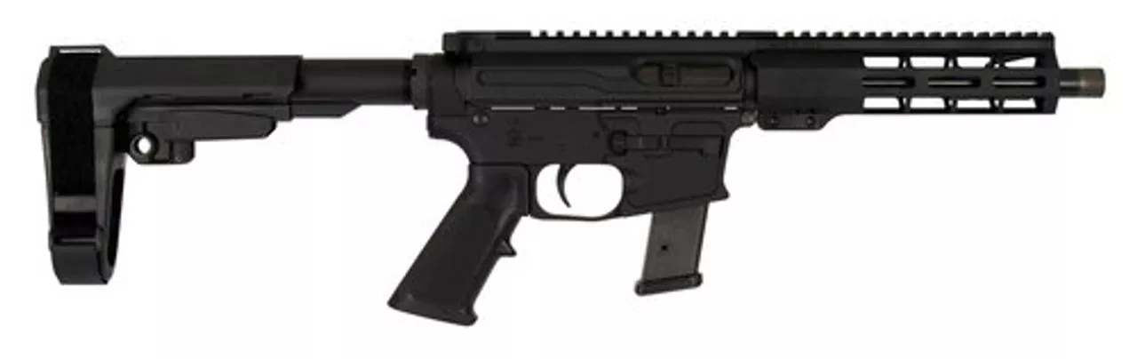 Windham RP9 GMC Pistol, 9mm, 9″ Barrel, 17rd, SB Tactical Arm Brace, Black