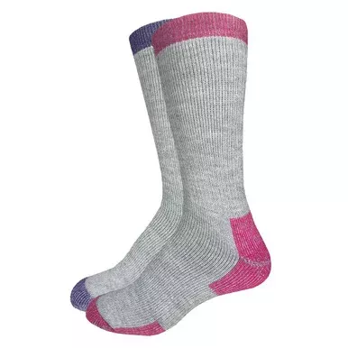 Women’s Full Cushion Merino Wool Blend Boot Sock – 2 Pack