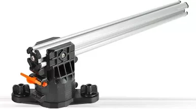 YakAttack SwingArm Crossbar Track-Mounted Adjustable With 4-Sided GearTrac