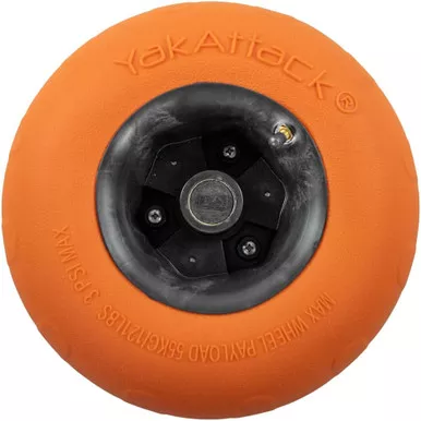 YakAttack TowNStow Air-Filled Balloon Sand Tire 14"x7" Single Pack Org/Blk